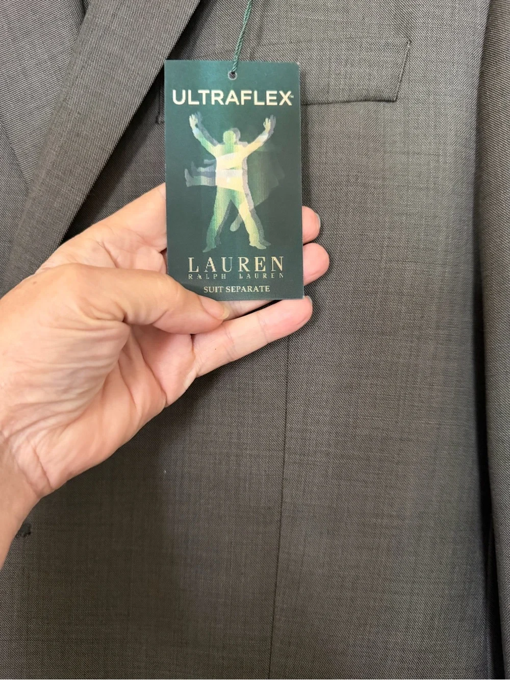 Lauren Ralph Lauren Men's Olive Two-Button Blazer